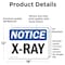 Signmission Radiation & Laser Sign, 12 in H x 18 in W, Vinyl Decal, Rectangle OS-2PACK-NS-D-1218-L-19084 - alternate 5